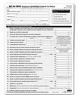 Photos of Quarterly Payroll Tax Forms