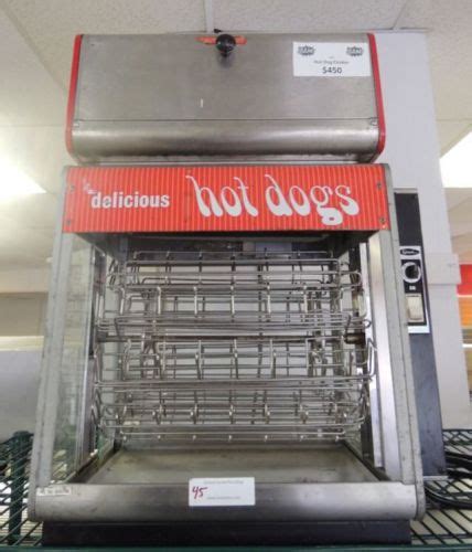 Vintage Glenray Hot Dog Machine Model 56 120v Complete With Bun
