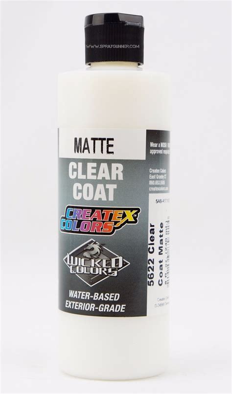 createx colors 5622 clear coat matte 8oz water based top coat for hobby indoor for sale online