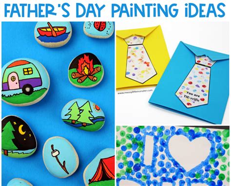 Fathers Day Painting Ideas Messy Little Monster