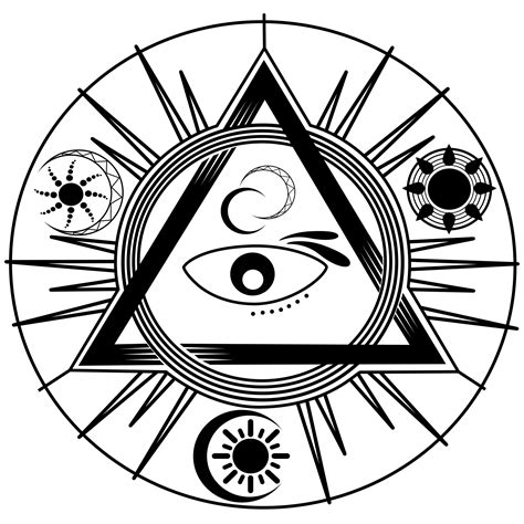 Símbolo Png Símbolo De Tatuaje Espiritual Místico Ilustración De