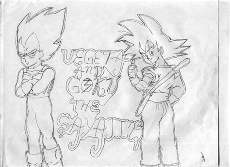 Goku And Vegeta By Xxjadesilver On Deviantart