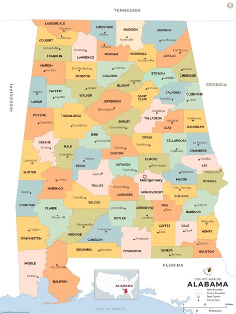 County Map Of Alabama Time Zone Map