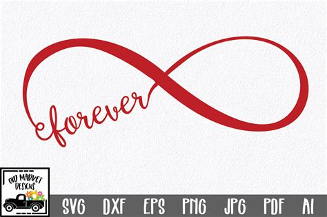 Forever Infinity Svg Cut File Svg Eps Dxf Png Pdf Ai