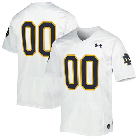 Notre Dame Fighting Irish College Football White Custom Game Jersey