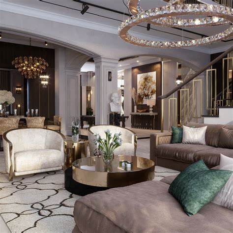 Neoclassic Villa Interior Design On Behance