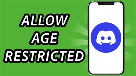How To Allow Age Restricted Content On Discord Full Guide Youtube