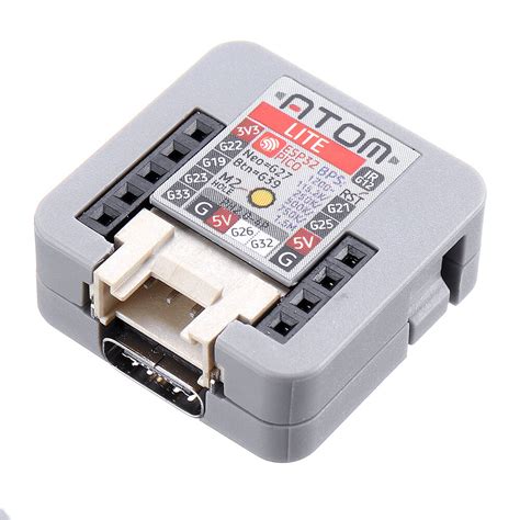 It provides more gpios for user customization which is very suitable for embedded smart home devices and in making smart toys. M5stack® atom lite esp32 development board kit neo led ...