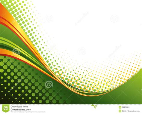 Abstract Curved Lines Background Template Stock Vector