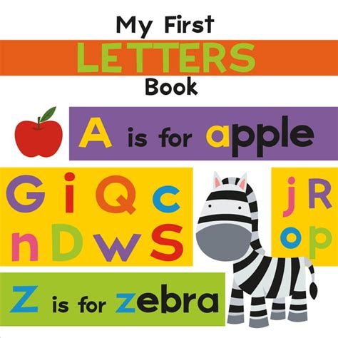 First Concepts My First Letters Book Illustrated Board Book