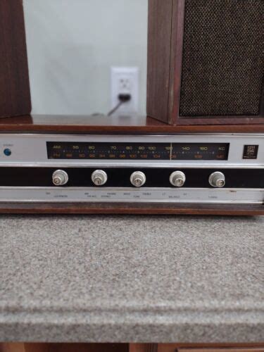 Vintage Magnavox Stereo System Model 1r1710 Missing Record Player