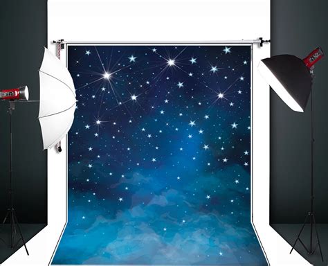 Buy Stars Art Fabric Photography Backdrop Thin Fabric