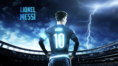 วอลเปเปอร์ ฟ้าร้อง สนามกีฬา ลีโอเมสซี่ Lionel Messi ภาพหน้าจอ