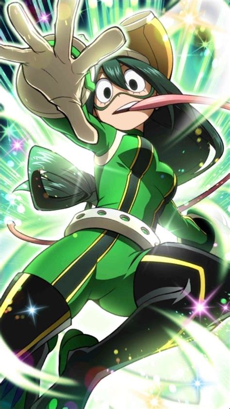 Froppytsuyu Asui Quirkfrog Hero Wallpaper My Hero Anime