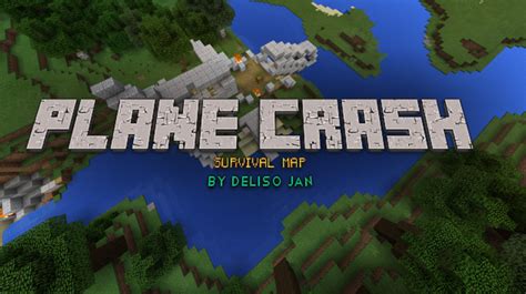 Mcpe Plane Crash Survival Map Minecraft Project