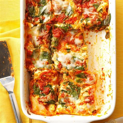 Spinach Basil Lasagna Recipe How To Make It Taste Of Home