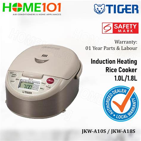 Tiger Induction Heating Rice Cooker 1 0L 1 8L JKW A10S JKW A18S