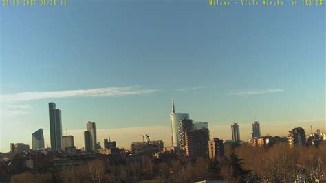 Vertice Scoperta Rottame Webcam Milano Skyline Indefinito Includere Germe