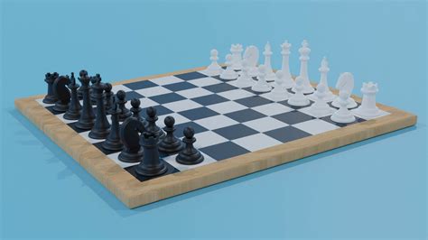 Chess Game Free 3d Model By Edwin Polanco