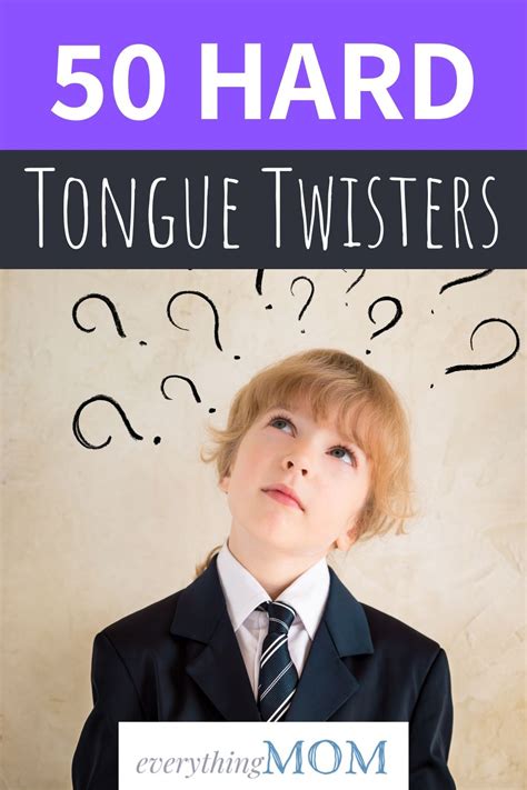 50 Hard Tongue Twisters To Try And Say Tounge Twisters Tongue