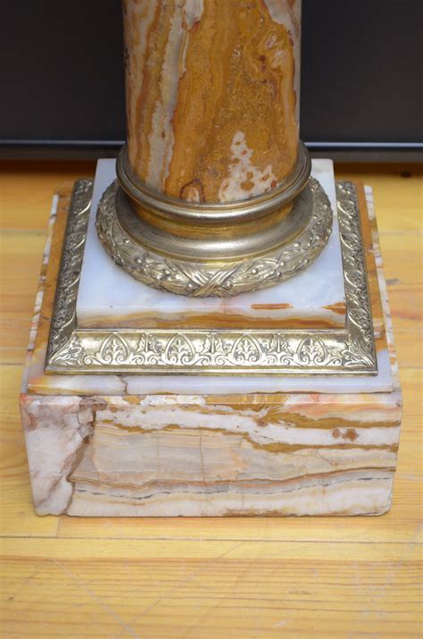 Marble And Ormolu Pedestal Marble Column Antiques Atlas