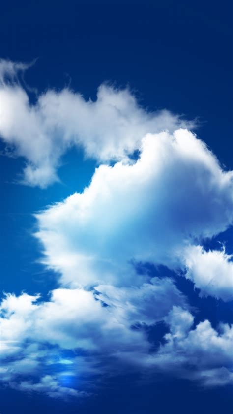 Blue Sky Clouds Wallpapers Driverlayer Search Engine