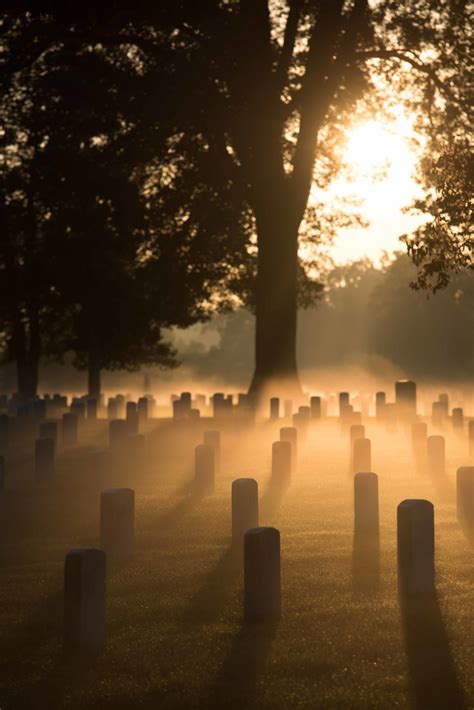 Dvids Images Fall Sunrise In Arlington National Cemetery Image 2 Of 5