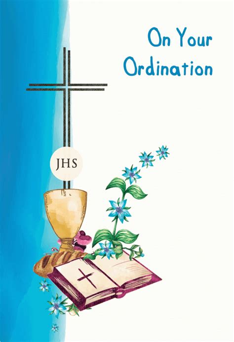 Ordination Day Religious Cards Or93 Pack Of 12 2 Designs