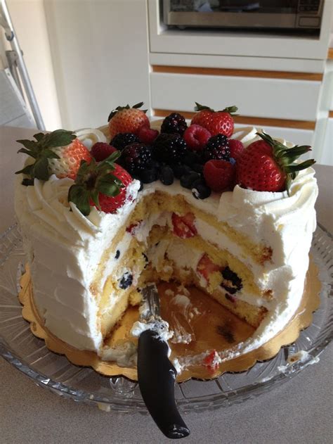 Whole foods fruit cake recipe. Berry Chantilly Cake from Whole Foods | Food | Pinterest ...