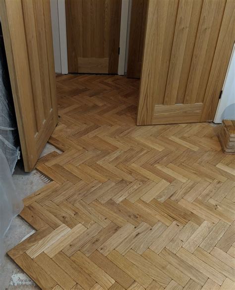 Work In Progress Fitting A Parquet Wooden Floor In A Classic