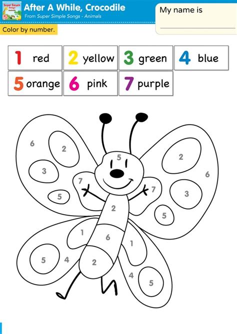 Fun Color By Numbers For Kids 101 Coloring