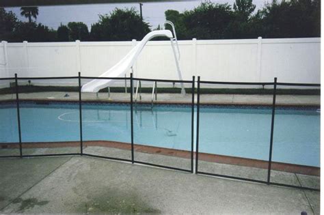 Mesh Pool Fence Gallery Childguard Diy Removable Pool Fencing