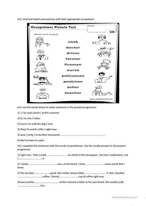 English as a second language (esl) grade/level: for the 7th grade - English ESL Worksheets for distance learning and physical classrooms