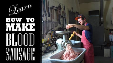 How To Make Blood Sausage Youtube