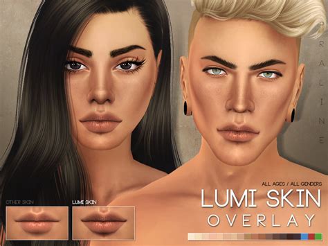 Pralinesims Ps Powder Skin Overlay The Sims 4 Skin Si