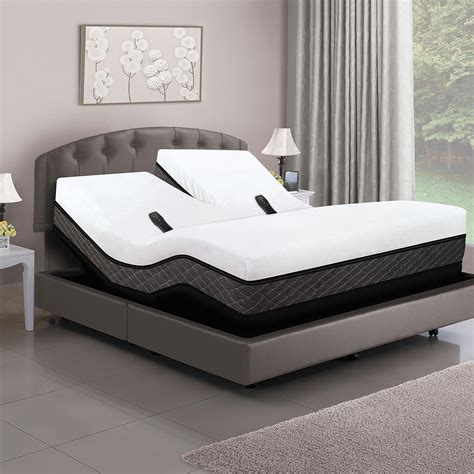 Dual Head Smart Bed With Adjustable Dual Air And Power Base Innomax