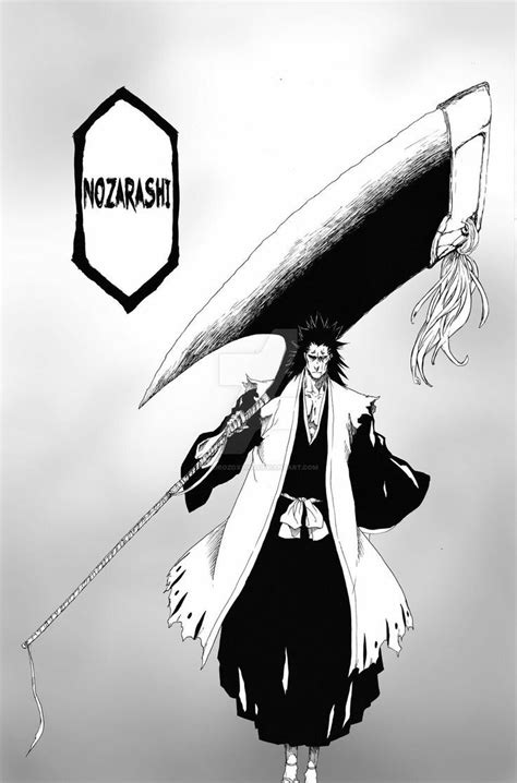 Zaraki Kenpachis Zanpaktou Nozarashi Bleach Anime Bleach Anime