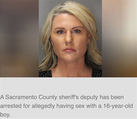 Woman Deputy Arrested Having Sex W 16 Y O Teen Free Download Nude