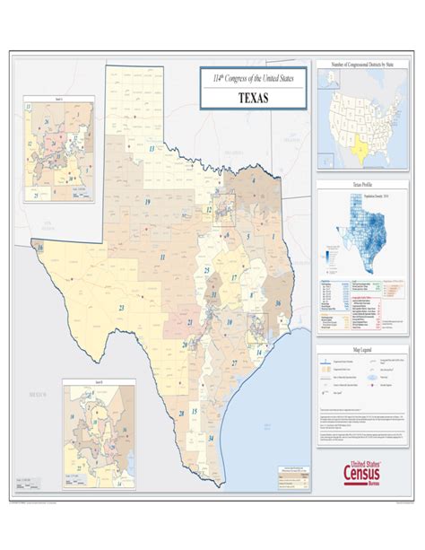 Texas Congressional District Map Free Download