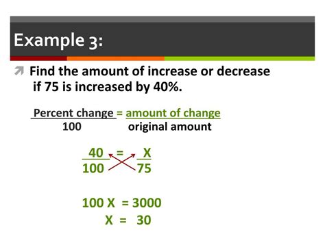 Ppt Chapter 10 Lesson 5 Percent Change Percent Increase Percent