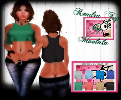 Second Life Marketplace ~ Moolala ~ Kendra Top Hudded
