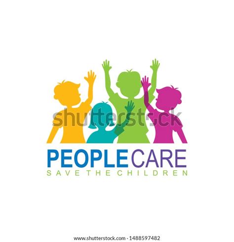 Social Logos Charity Children Education Logo Stock Vector Royalty Free