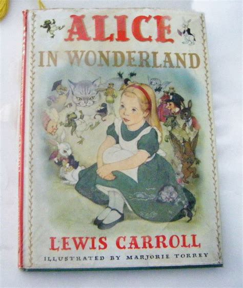 Rare 1955 Alice In Wonderland By Lewis Carroll Hardcover Book Etsy