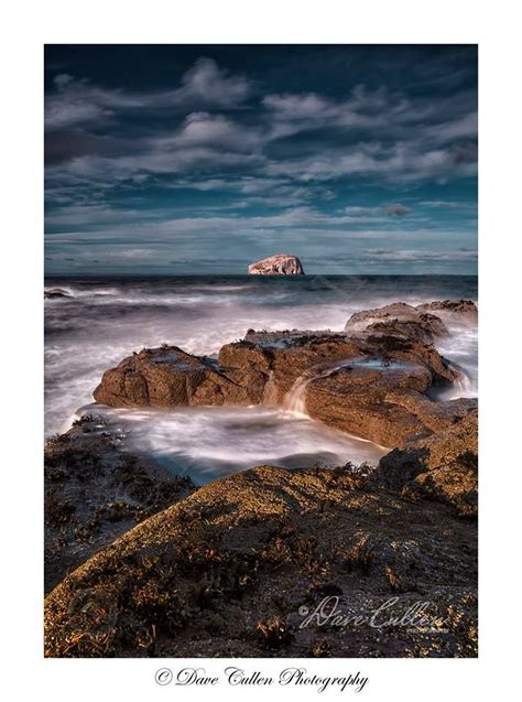 Seacliff Beach From Shore To Bass Rock East Lothian Scotland Places