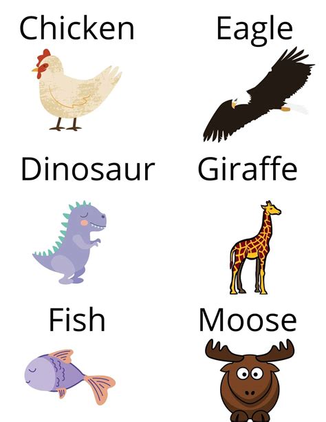 Animal Charades Game For Kids Dresses And Dinosaurs