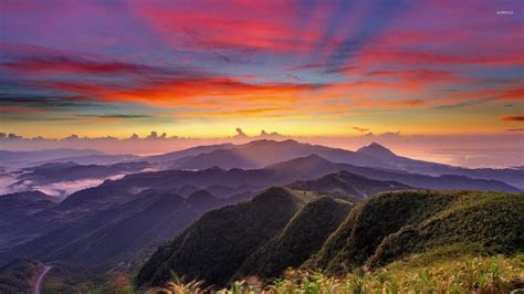 Sunrise Over The Mountains Wallpapers Wallpaper Cave