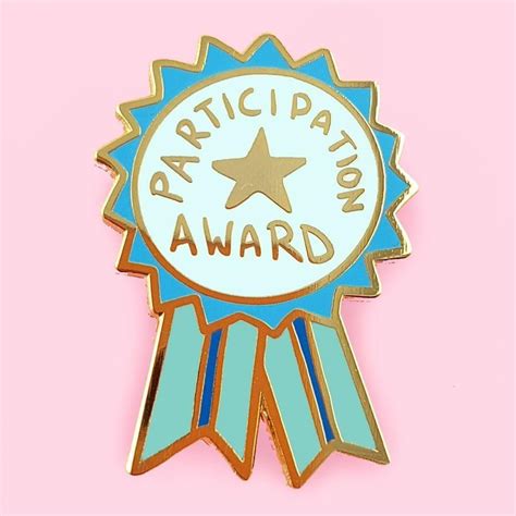 Participation Award Lapel Pin In 2020 Lapel Pins Enamel Lapel Pin Lapel