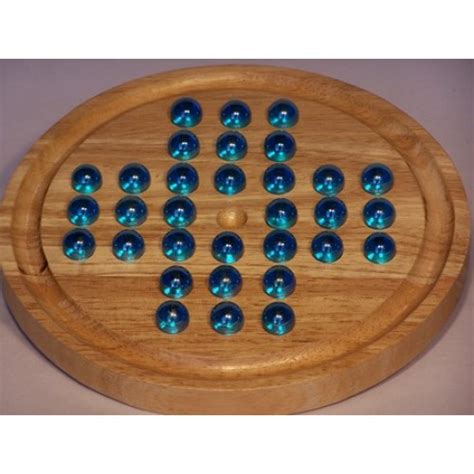 Solitaire Wood With Marbles Balls 85 Puzzles And Games Specialists