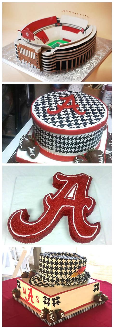 15 Fun Crimson Tide Themed Wedding Cakes For Grooms Alabama Cakes