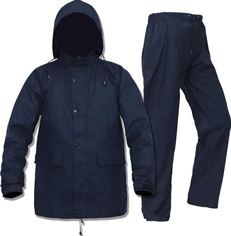 Rain Suits For Men Women Fishing Heavy Duty Rain Gear Waterproof Jacket